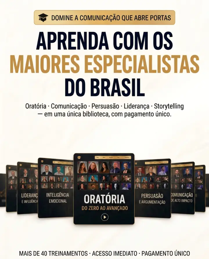 Acesso a mais de 40 cursos dos maiores especialistas do país